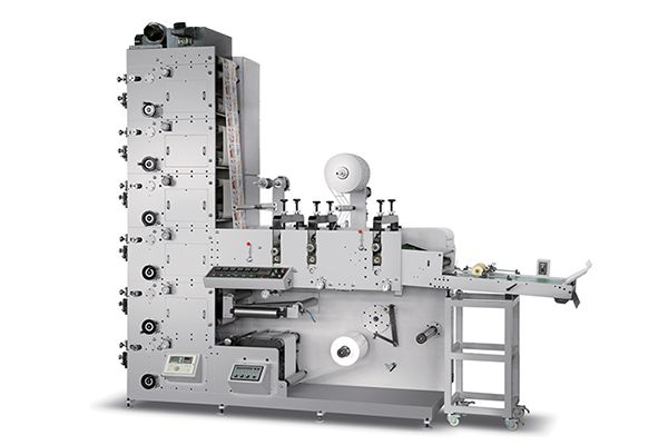 Machine d'impression flexographique avec triple station de découpage rotatif ZBS-450G